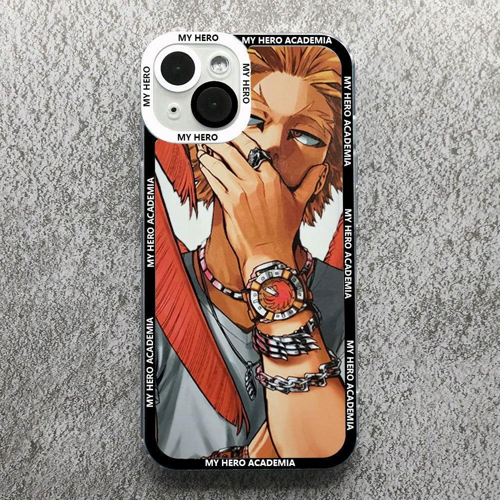 Super Burning My Hero Academy Soft Transparent Anime Phone Case for Iphone Series - HelloAnimeCases