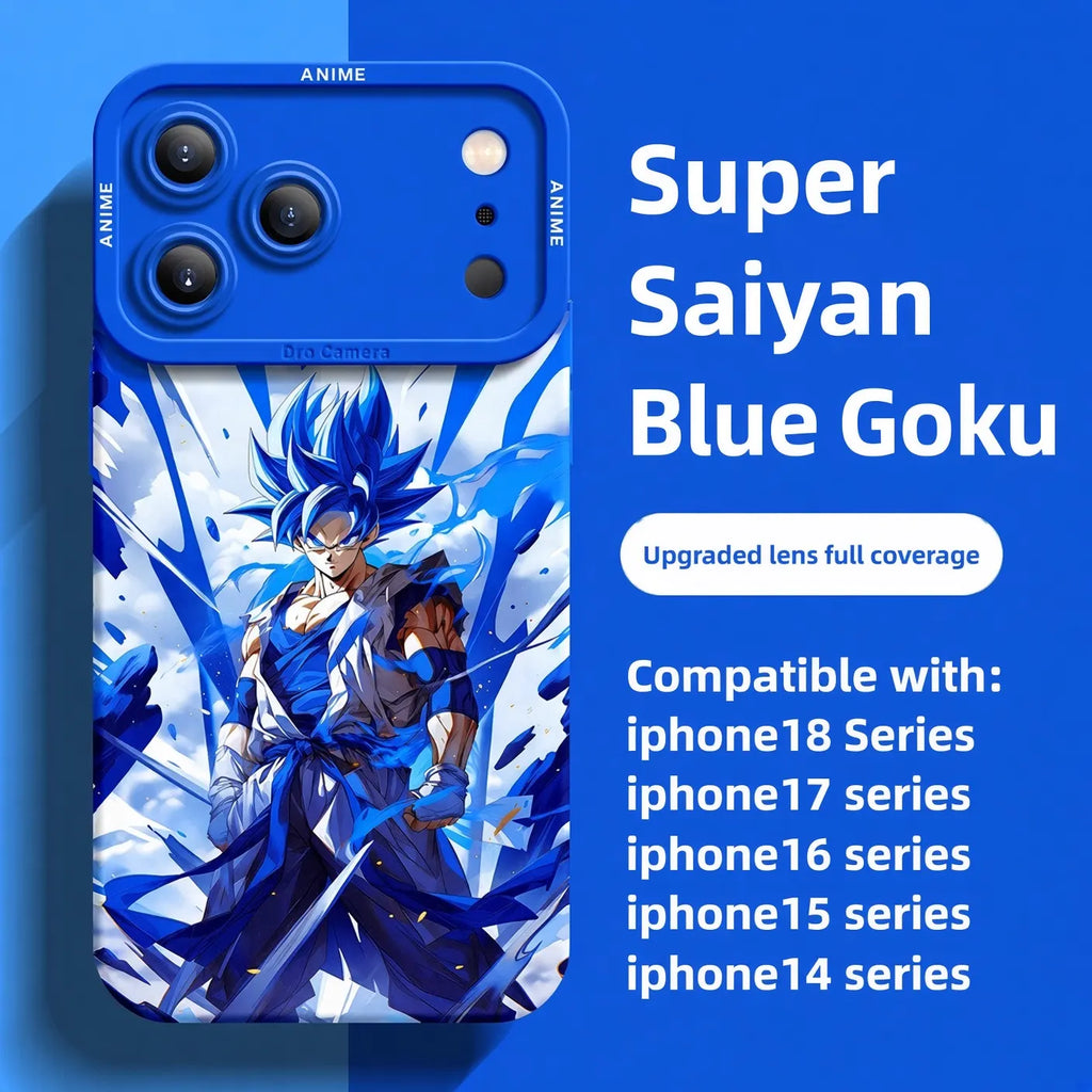 Dragon Ball Z Son Goku Anime iPhone 18 Sries Anime Phone Cases Silicone Soft Case