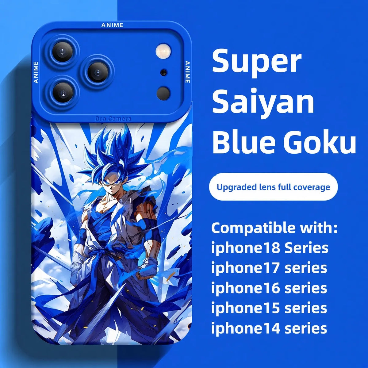 Dragon Ball Z Son Goku Anime iPhone 18 Sries Anime Phone Cases Silicone Soft Case