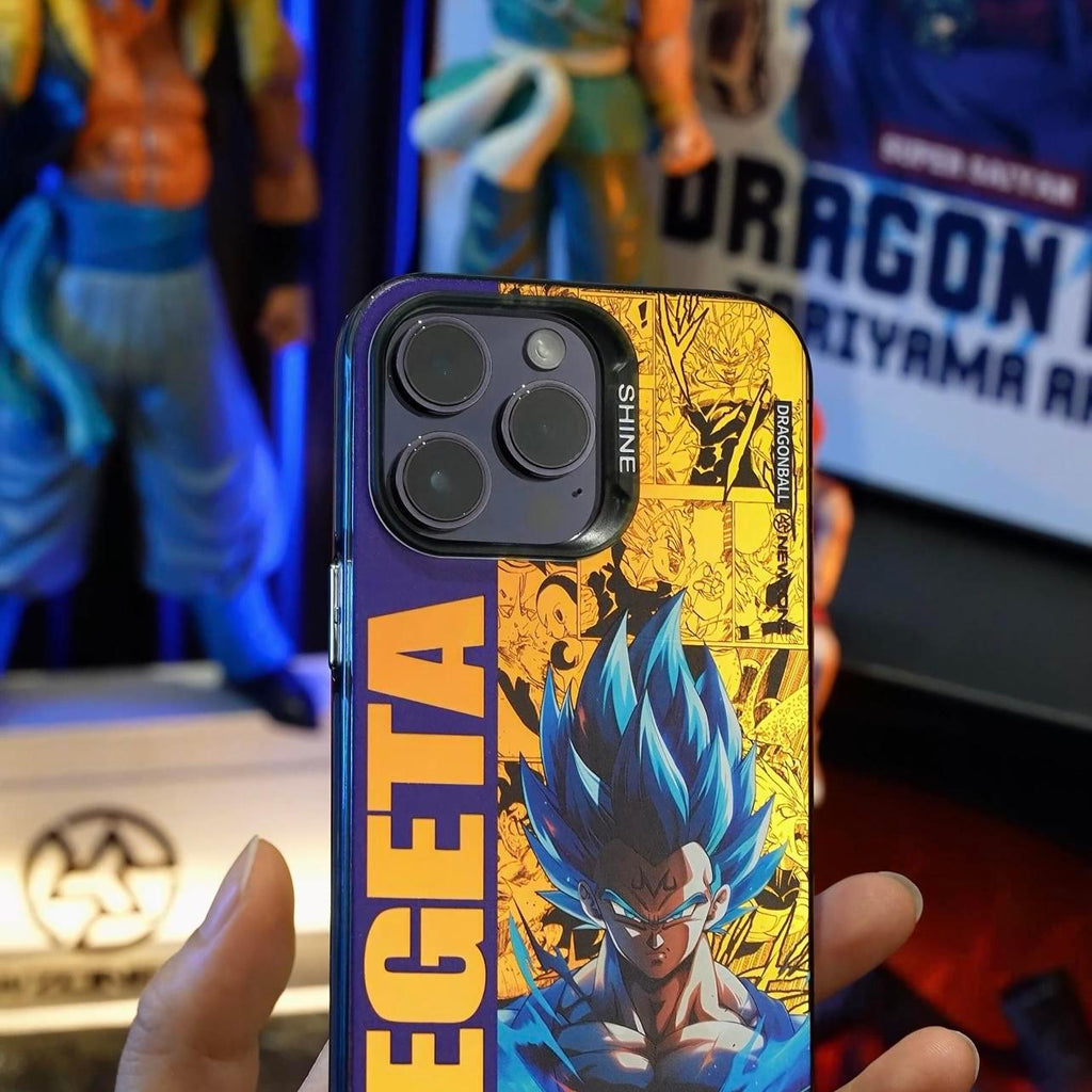 Super Saiyan Blue Goku Vegeta Phone Case for iPhone 16 Series - HelloAnimeCases