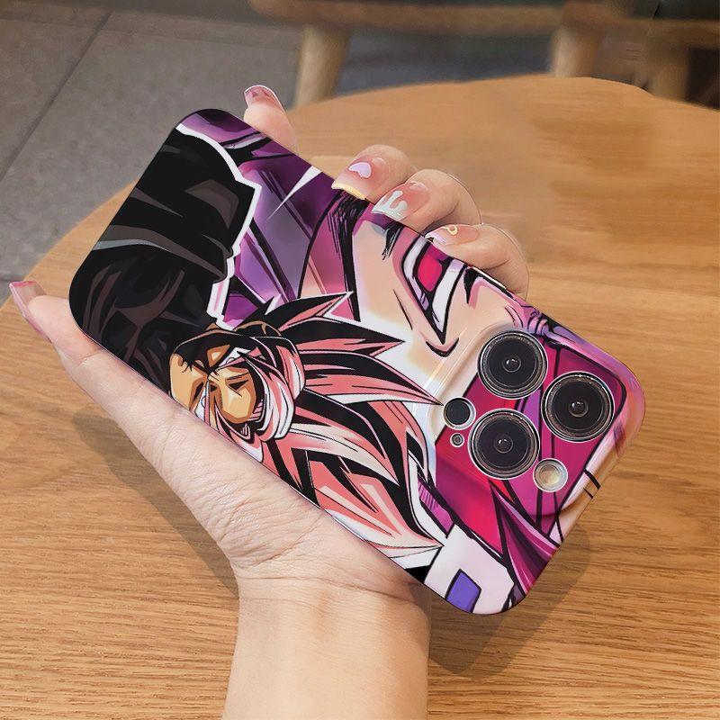 Super Saiyan Evil Smile Goku Apple Filin Hard Phone Case - HelloAnimeCases