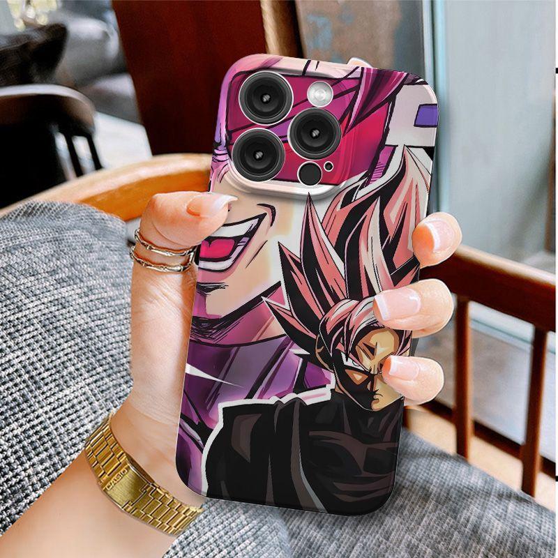 Super Saiyan Evil Smile Goku Apple Filin Hard Phone Case - HelloAnimeCases