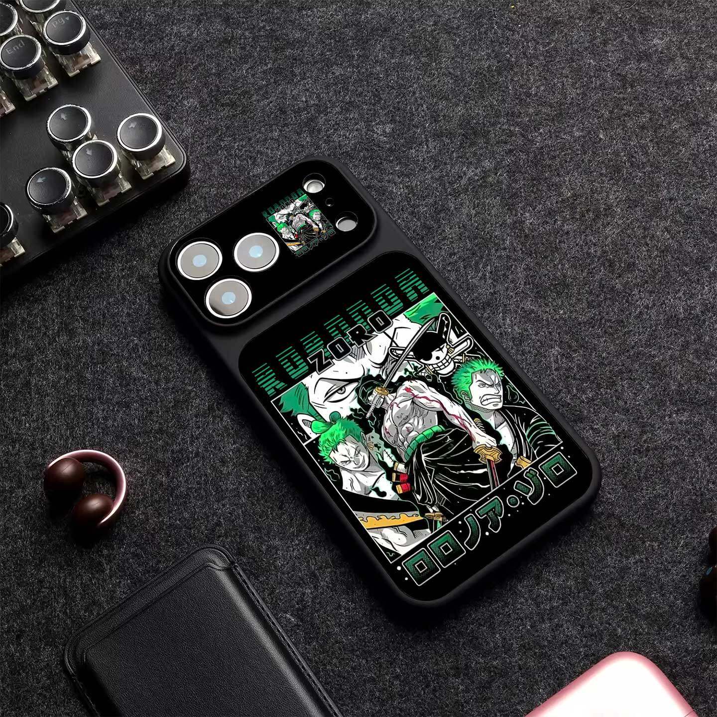 Funda de silicona para teléfono con el anime Death Note Nate River