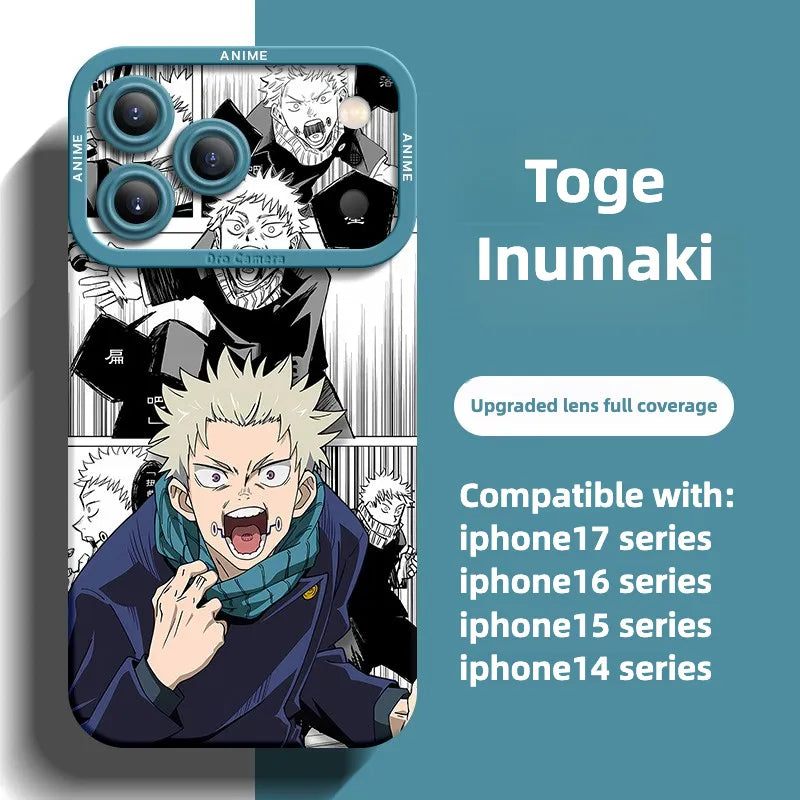 Anime Jujutsu Kaisen Satoru Gojo Funda para teléfono serie iPhone 17
