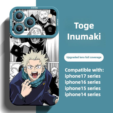 Anime Jujutsu Kaisen Satoru Gojo Funda para teléfono serie iPhone 17