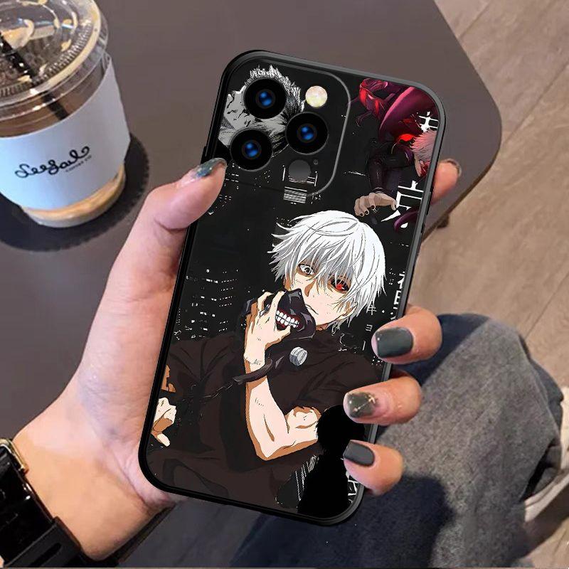 Tokyo Ghoul Kaneki Ken Black Phone Case - HelloAnimeCases