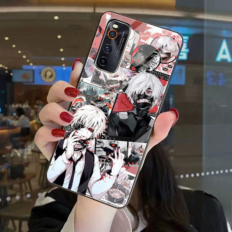 Tokyo Ghoul Kaneki Ken Phone Toughened Glass Case - HelloAnimeCases