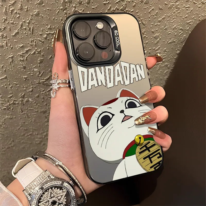 Dandadan Turbo Cat Granny Anime Phone Case iPhone Cover