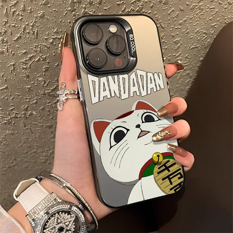Dandadan Turbo Cat Granny Anime Phone Case iPhone Cover
