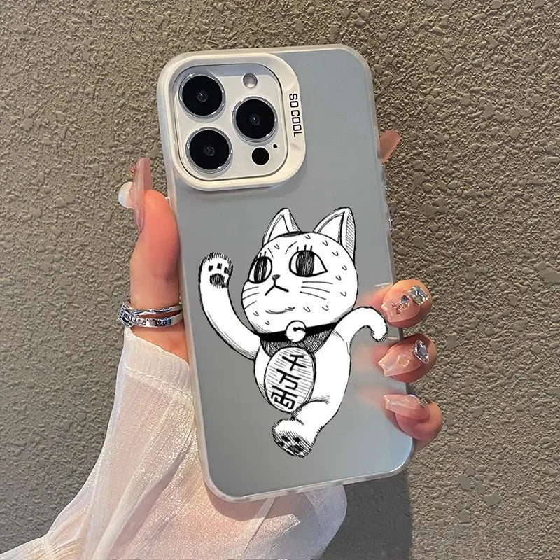 Dandadan Turbo Cat Granny Anime Phone Case