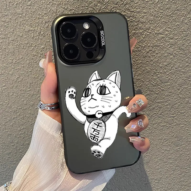 Dandadan Turbo Cat Granny Anime Phone Case