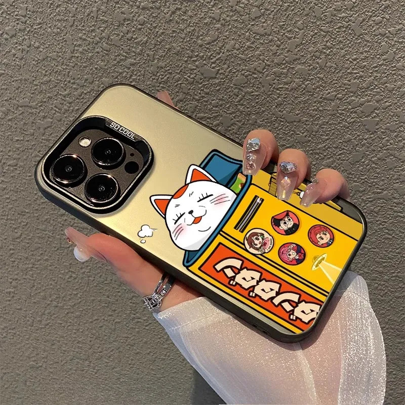 Dandadan Turbo Cat Granny Anime Phone Case iPhone Cover
