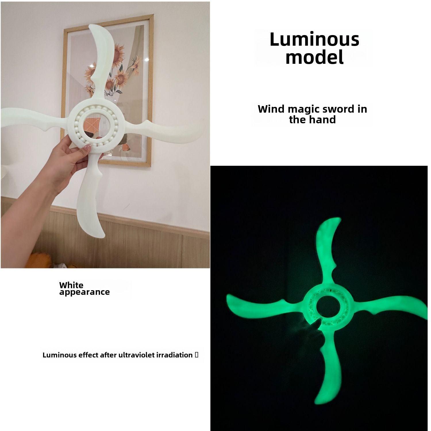 Uchiha Sasuke Wind Demon Shuriken Model Toy Plastic Wind - HelloAnimeCases