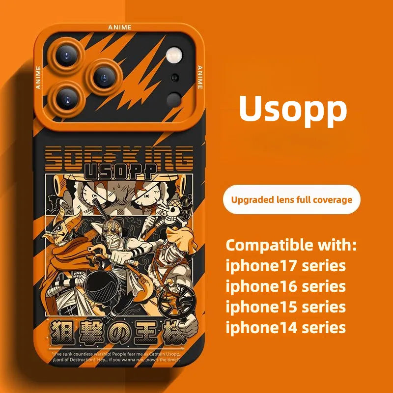 ONE PIECE Apple iPhone Anime Phone Case Silicone Protetive Cases
