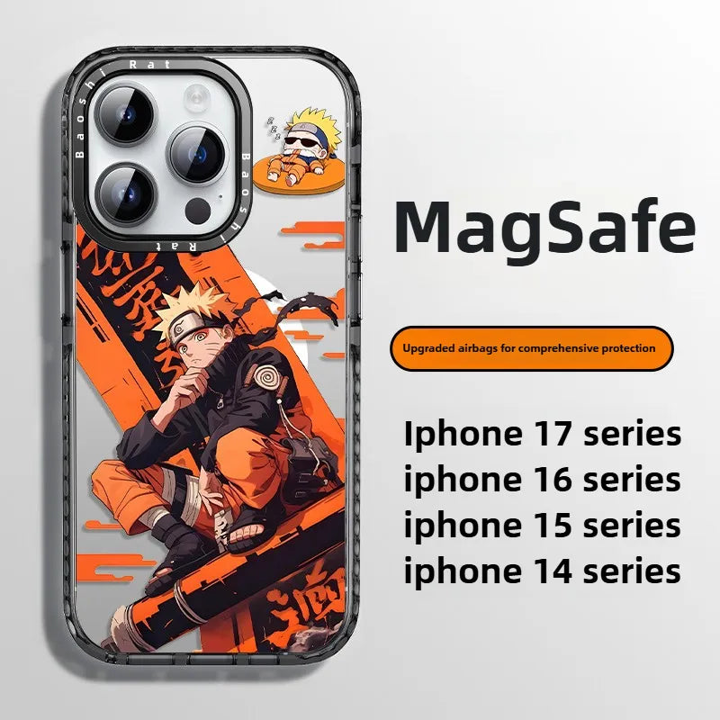 Uzumaki Naruto Clear Magsafe Phone Case iPhone 17 Series