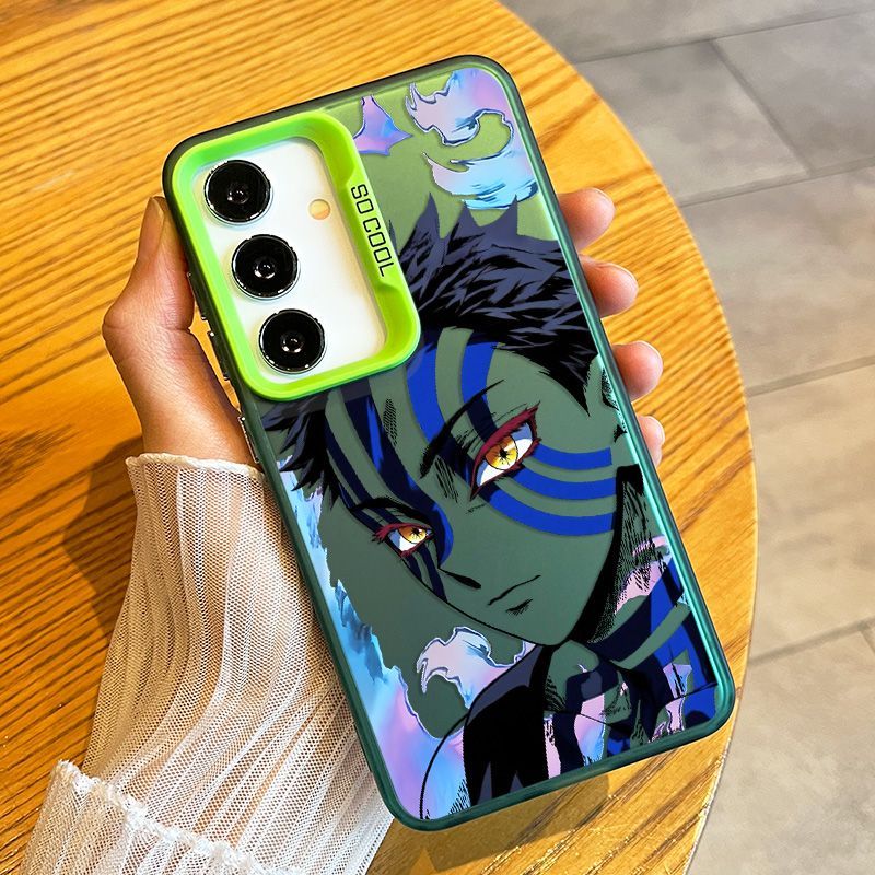 Demon Slayer Akaza Samsung Matte Hard Phone Case