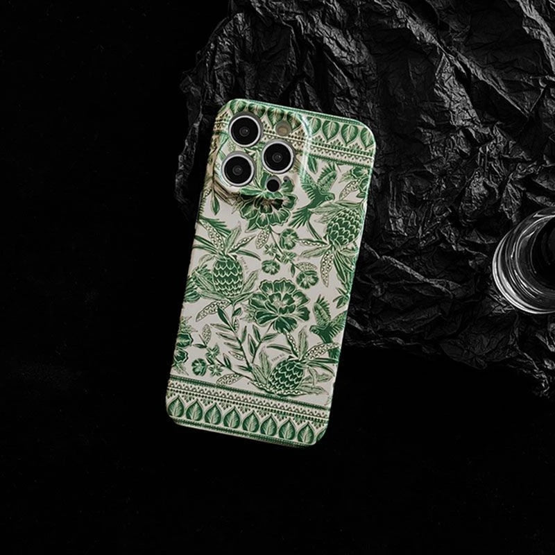 Vintage French Toile de Jouy iPhone Case