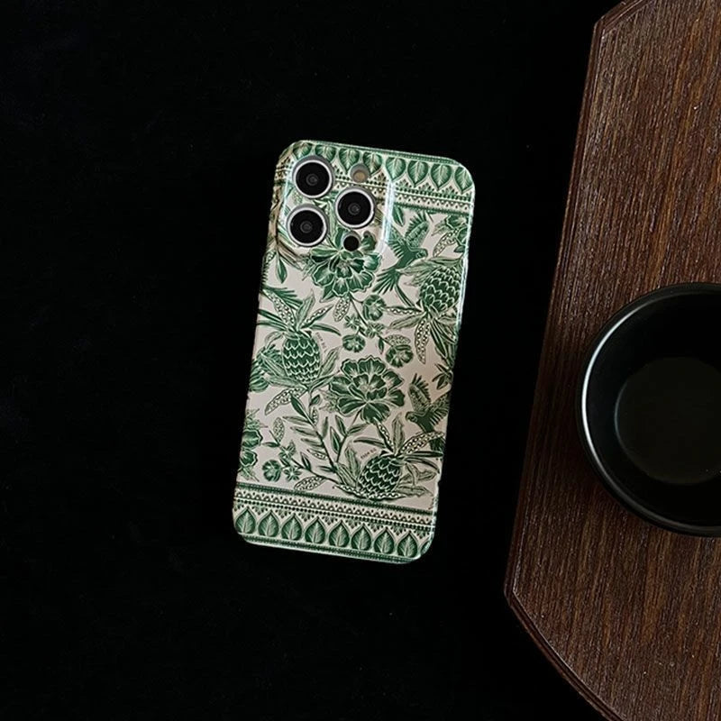 Vintage French Toile de Jouy iPhone Case