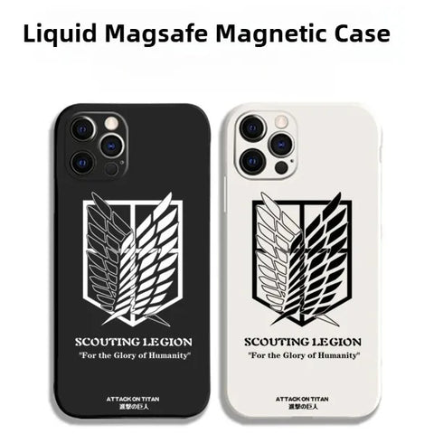 Attack on Titan Wings of Freedom Magsafe Phone Case Silicone Case
