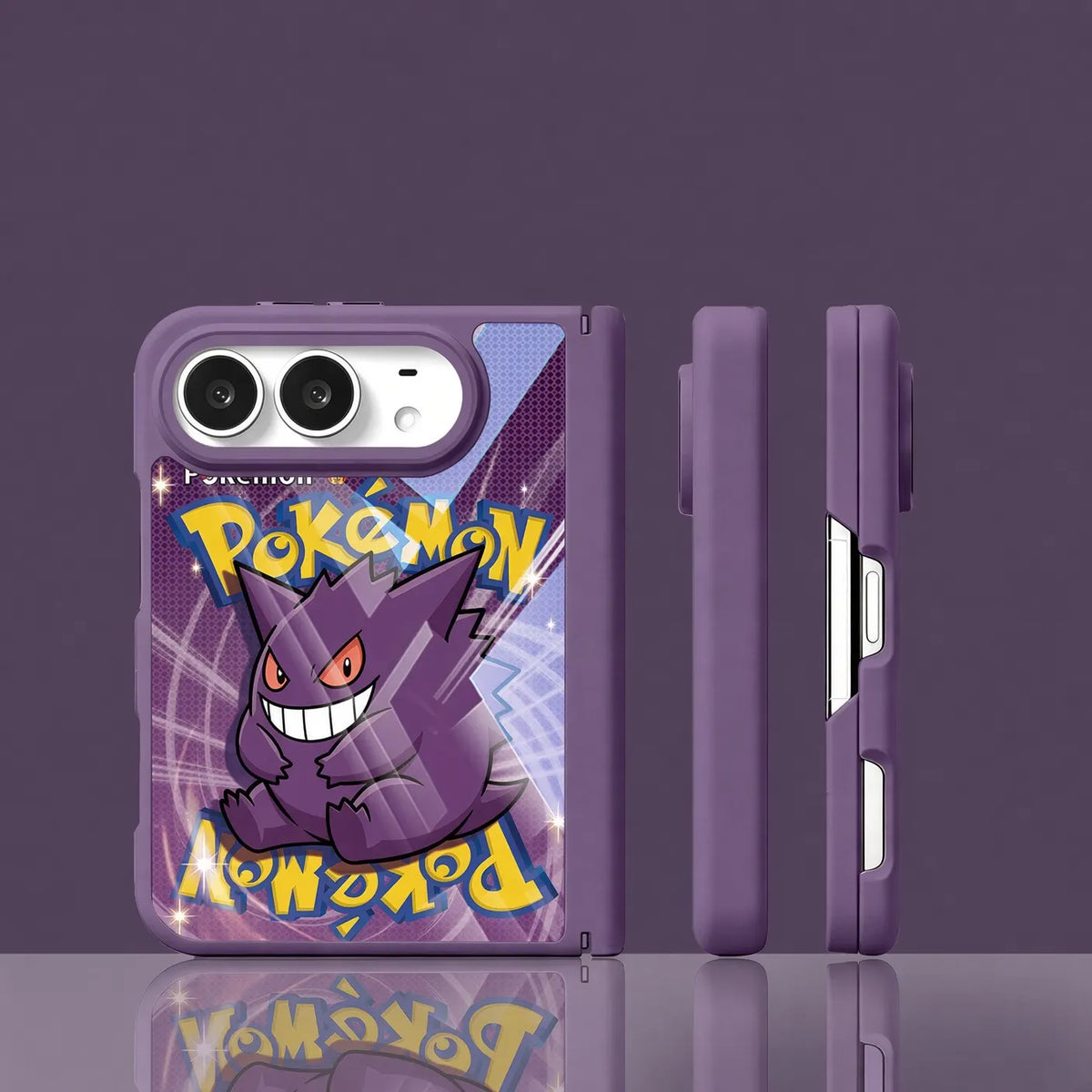 Pokemon Gengar iPhone Duo Glass Phone Cases