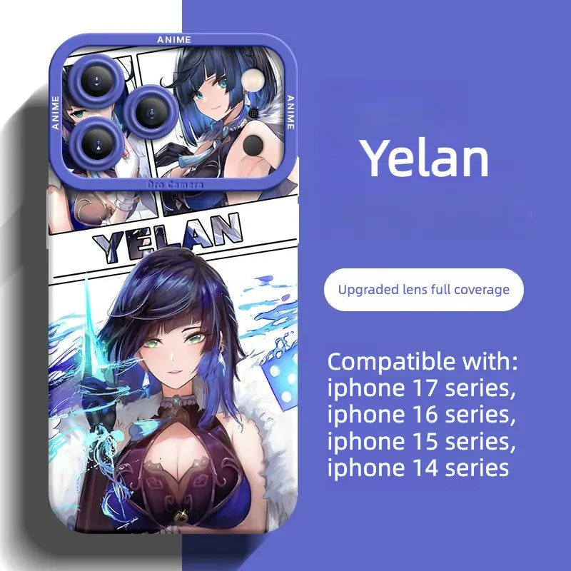 Genshin Impact Silicone Anime Phone Case Cover