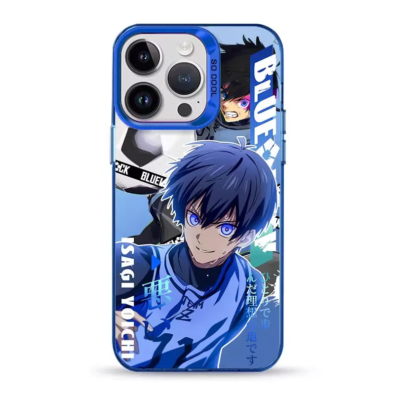Blue Lock Cool Blue Phone Cases BLUE LOCK Yoichi Isagi Magsafe Magnetic Phone Case Cover Blue Blue Lock Cool Blue Phone Cases BLUE LOCK Yoichi Isagi Magsafe Magnetic Phone Case Cover Blue