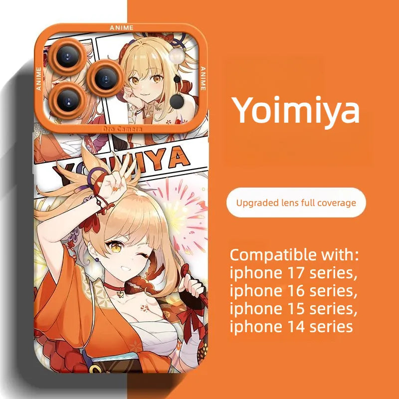 Genshin Impact Silicone Anime Phone Case Cover