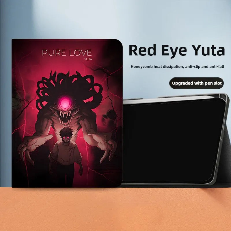 Jujutsu Kaisen Anime Apple iPad Soft Protective Case Cover with Pen Slot