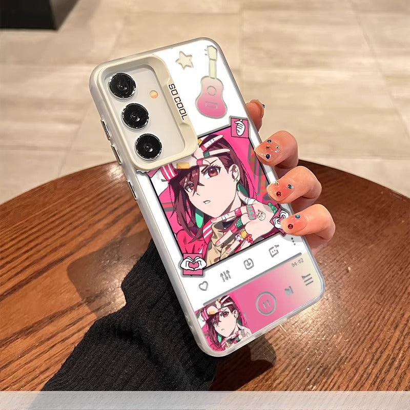 Anime Dandadan Shockproof Silicone Full Coverage Phone Case for Samsung Phones