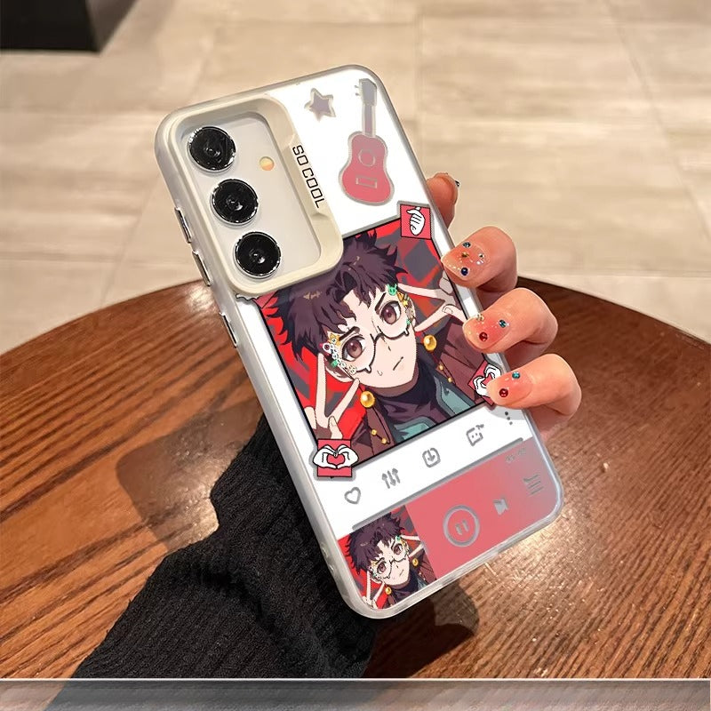 Anime Dandadan Shockproof Silicone Full Coverage Phone Case for Samsung Phones