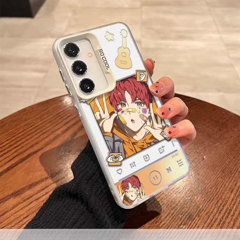 Anime Dandadan Shockproof Silicone Full Coverage Phone Case for Samsung Phones