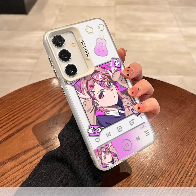Anime Dandadan Shockproof Silicone Full Coverage Phone Case for Samsung Phones