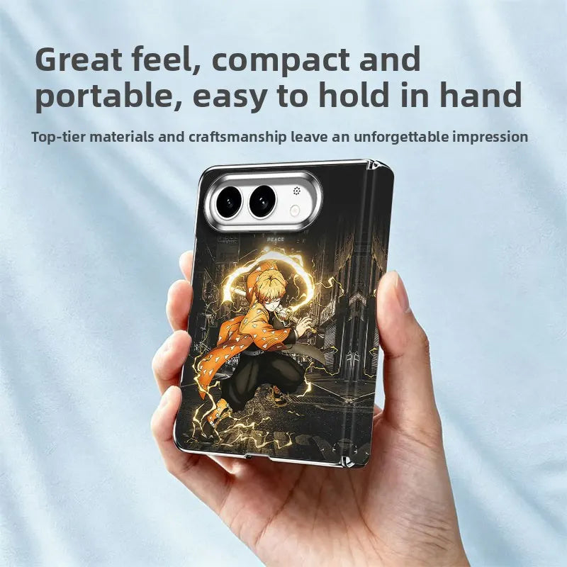 Demon Slayer Zenitsu Agatsuma Anime iPhone Duo Magsafe Phone Case