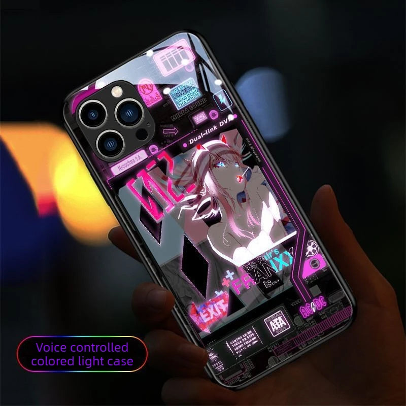 Darling in the FranXX Zero Two RGB Light Up Glowing Phone Case