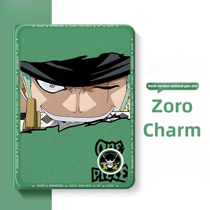 One Piece Zoro IPad Ablet Protective Case