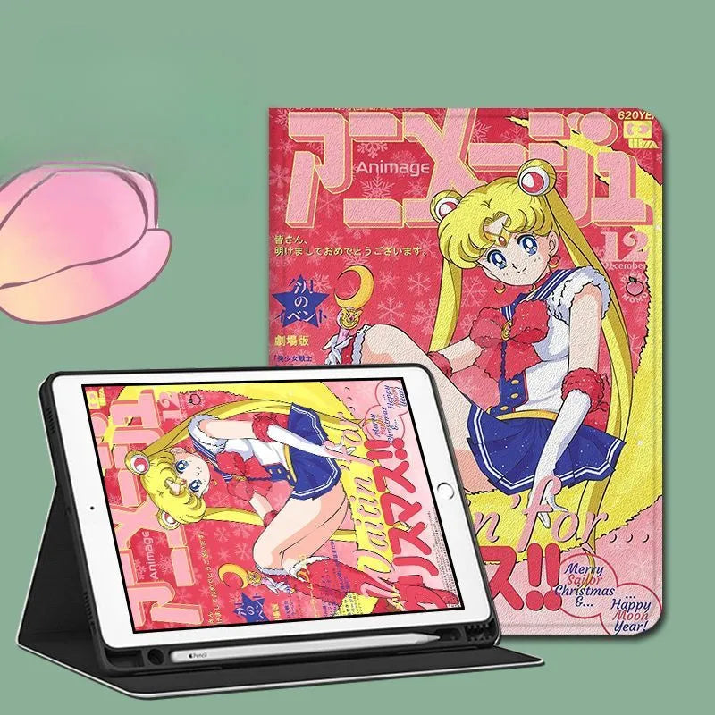 Sailor Moon Anime iPad Protective Case Skin | Silk Texture