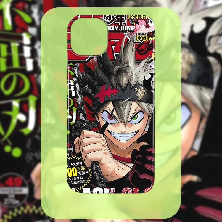 Funda rígida para teléfono Black Clover Asta