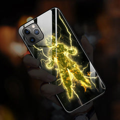 Funda para teléfono con luz RGB Goku Vegeta de Apple para llamadas de iPhone luminosas