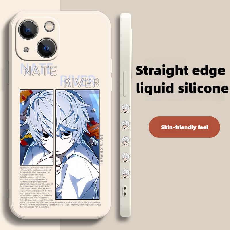 Death Note Nate River Silicone Anime Phone Case Is Suitable for Apple Iphone Series