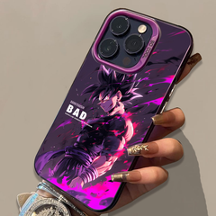 New Dragon Ball Z Goku Anti-drop Colored Silver Iphone Anime Case