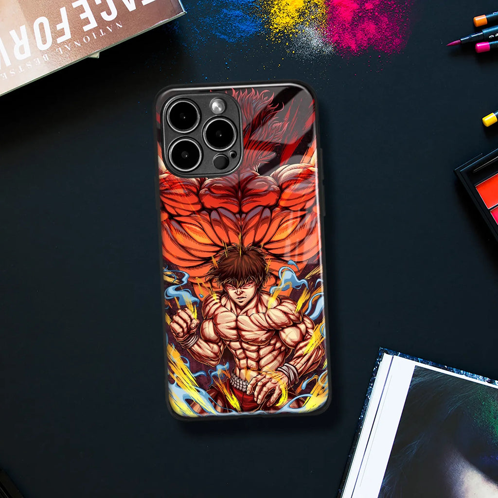 Funda para teléfono láser de Apple con diseño de Naruto Sasuke