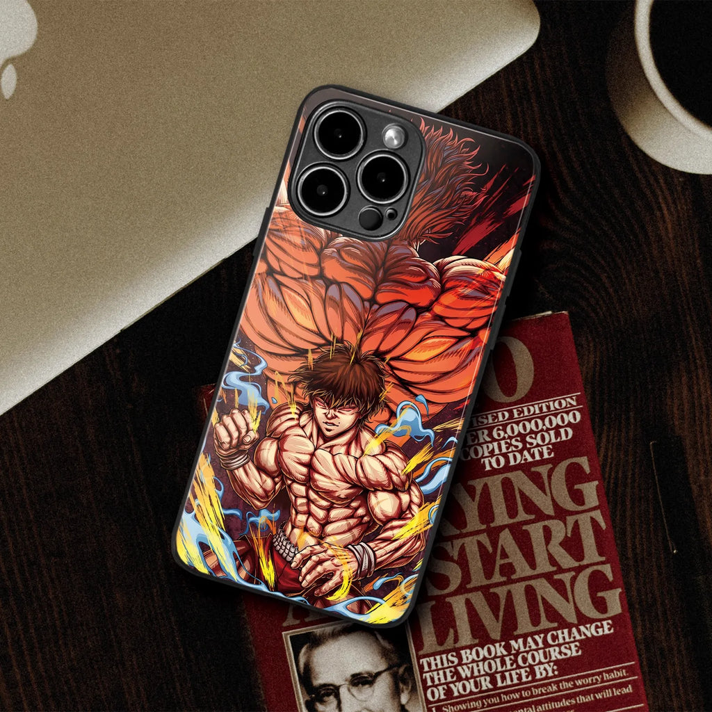 Funda para teléfono láser de Apple con diseño de Naruto Sasuke