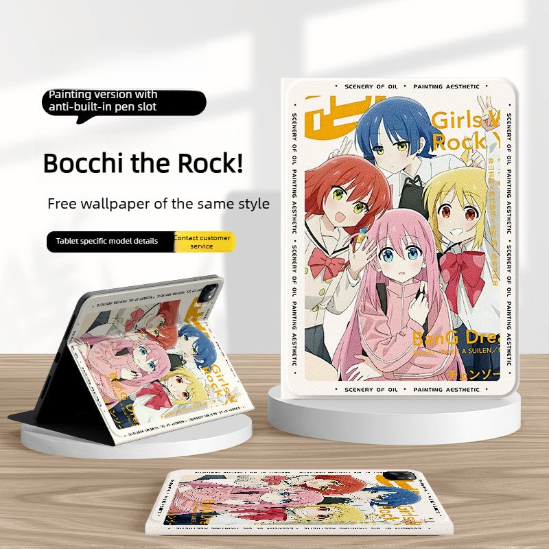 Bocchi The Rock! Apple Tablet iPad Protective Case Silicone Case