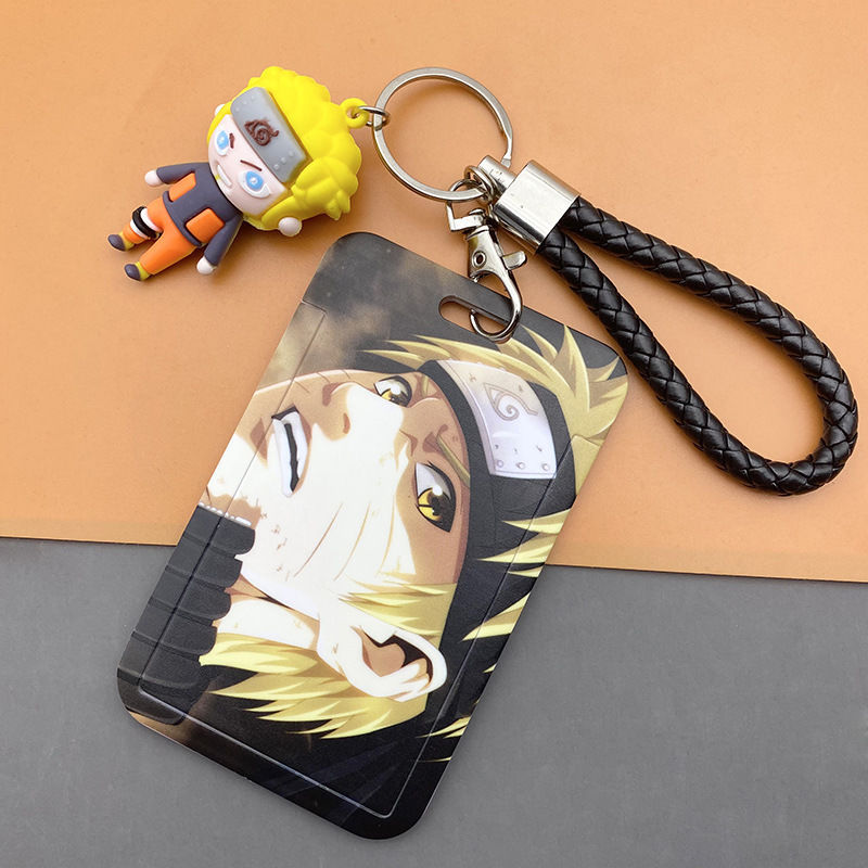 Hokage Cartoon Campus Card Holder Student Bus Badge Holder