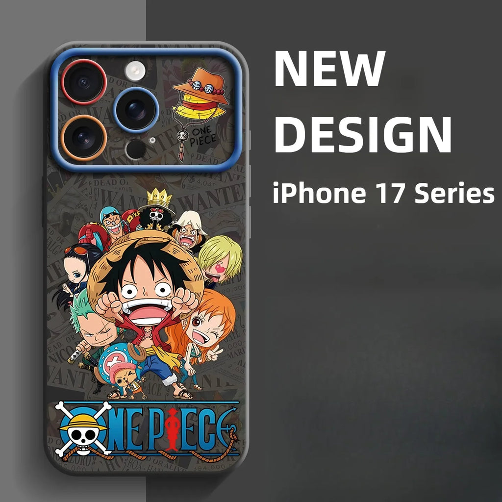 Funda de silicona para iPhone 17 de One Piece Brook Anime