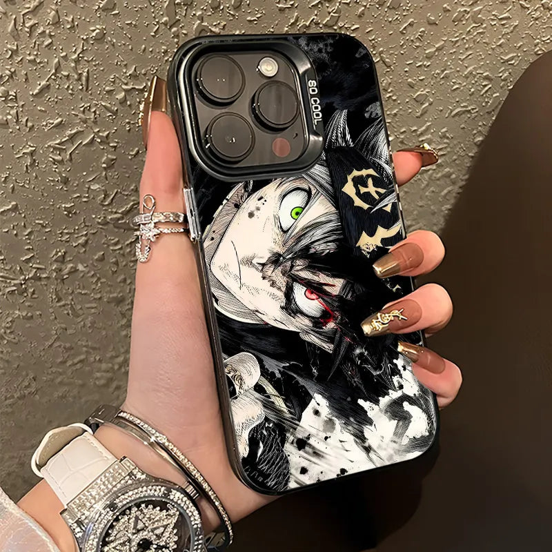 Black Clover Asta TPU Anime Phone Case For iPhone