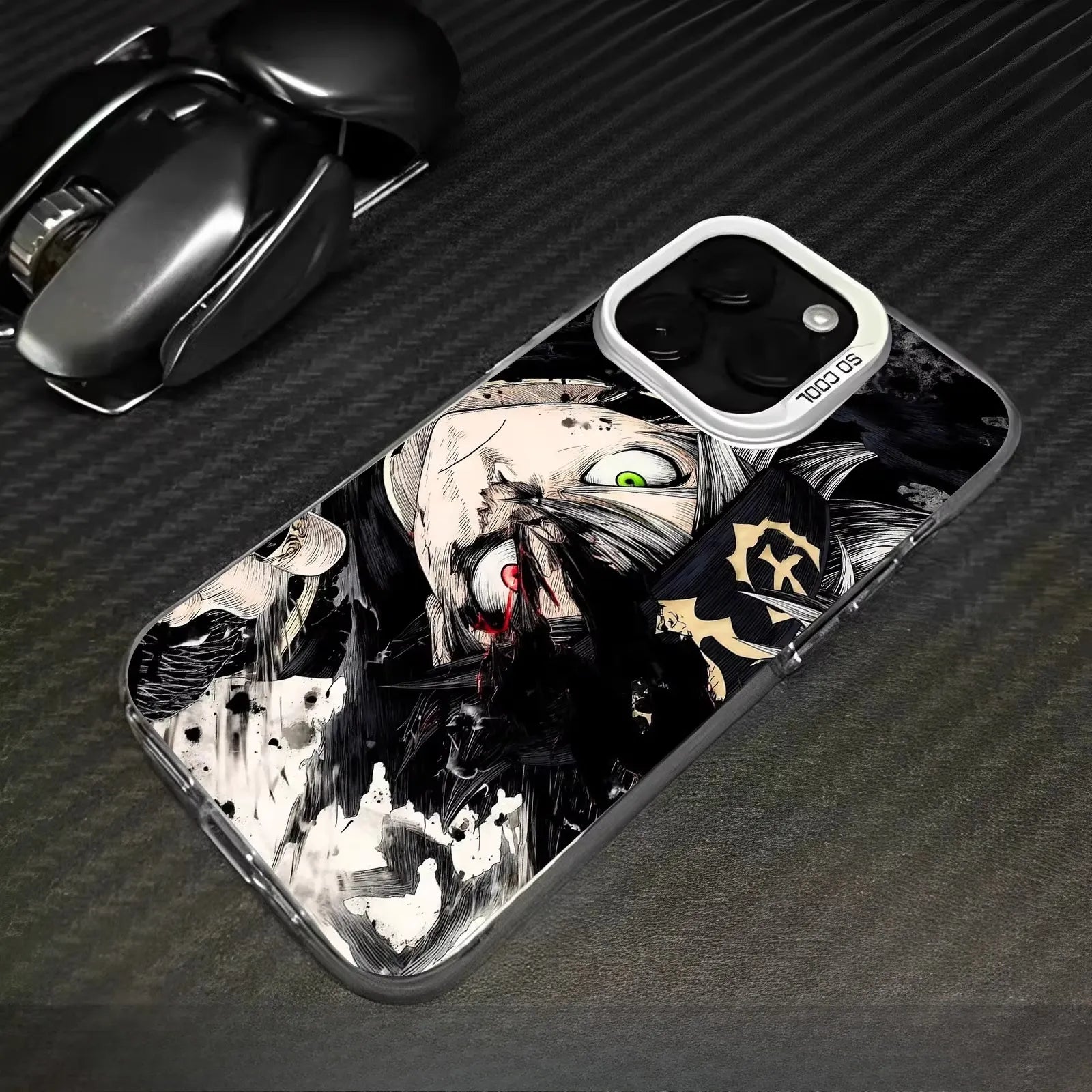 Black Clover Asta TPU Anime Phone Case For iPhone