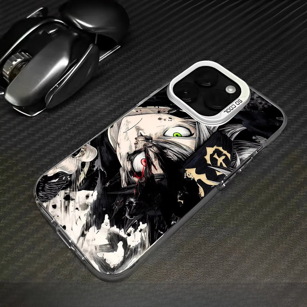 Black Clover Asta TPU Anime Phone Case For iPhone