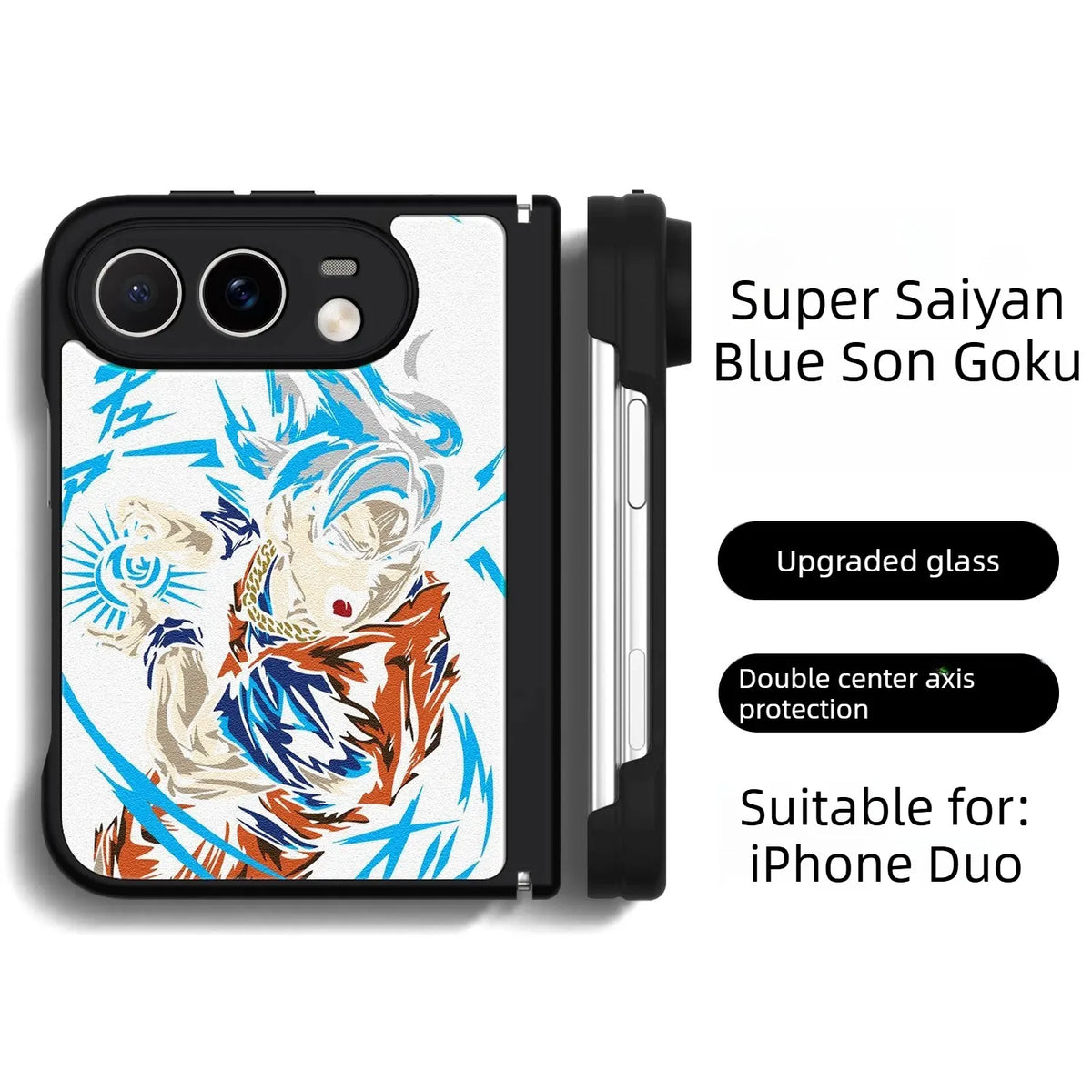 Dragon Ball Son Goku Anime iPhone Duo Case Glass Magsafe Phone Case