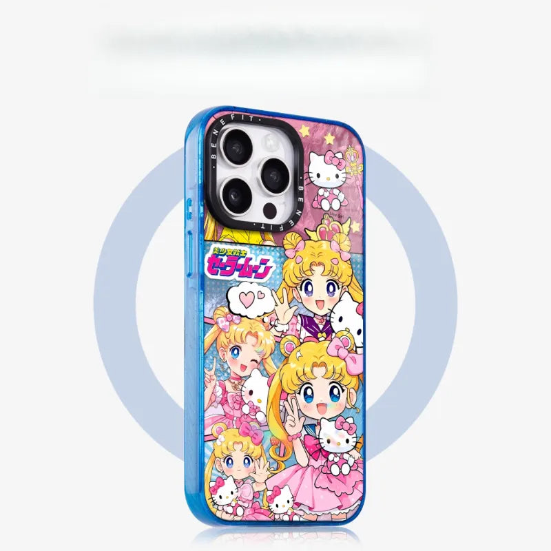 Pink Sailor Moon MagSafe Clear Phone Case